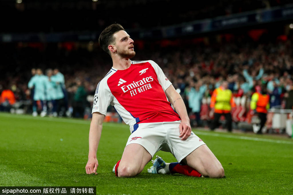 进球球员_欧冠-赖斯任意球双响+伤退卡马文加染红 阿森纳3-0皇马