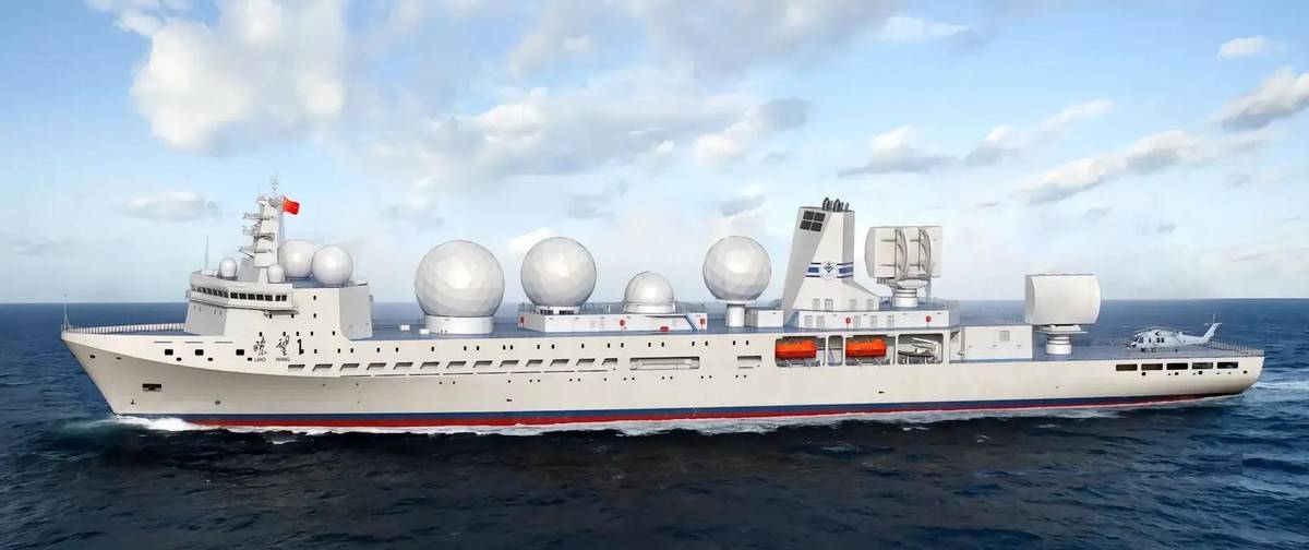 TianLu V BOA_美绝密情报船潜入黄海TianLu V BOA，最近160公里，13米巨型雷达对准中国上空