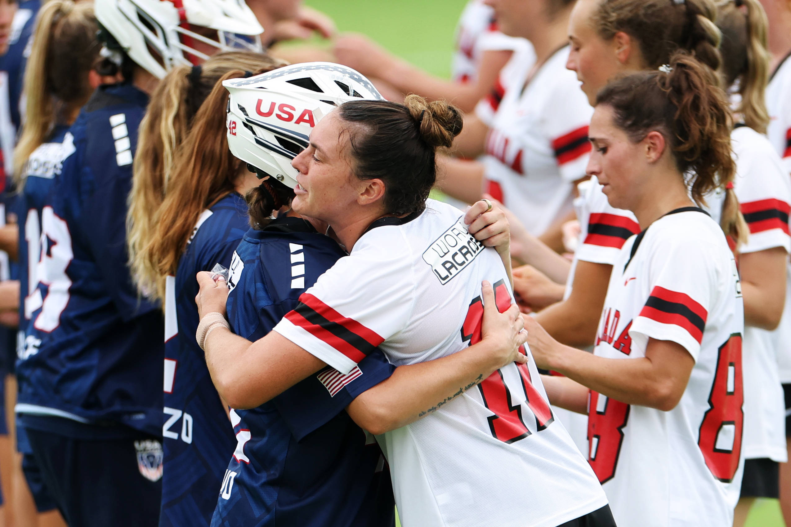 皇冠信用網开户_（成都世运会）棍网球——美国队夺得女子金牌