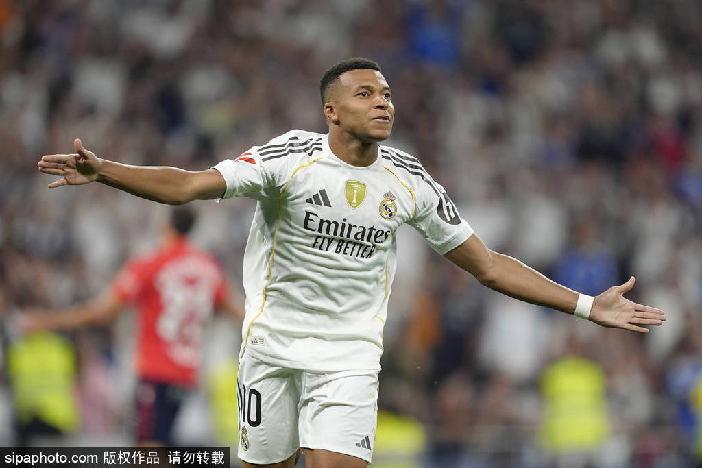 皇冠信用盘申请开通_西甲-姆巴佩点射布雷托内斯染红 皇马1-0十人奥萨苏纳