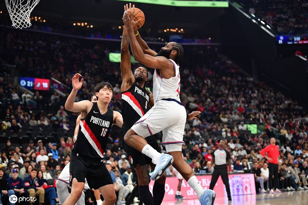 皇冠信用登2代理网址_杨瀚森连3场2分1板哈登20+13 快船胜开拓者