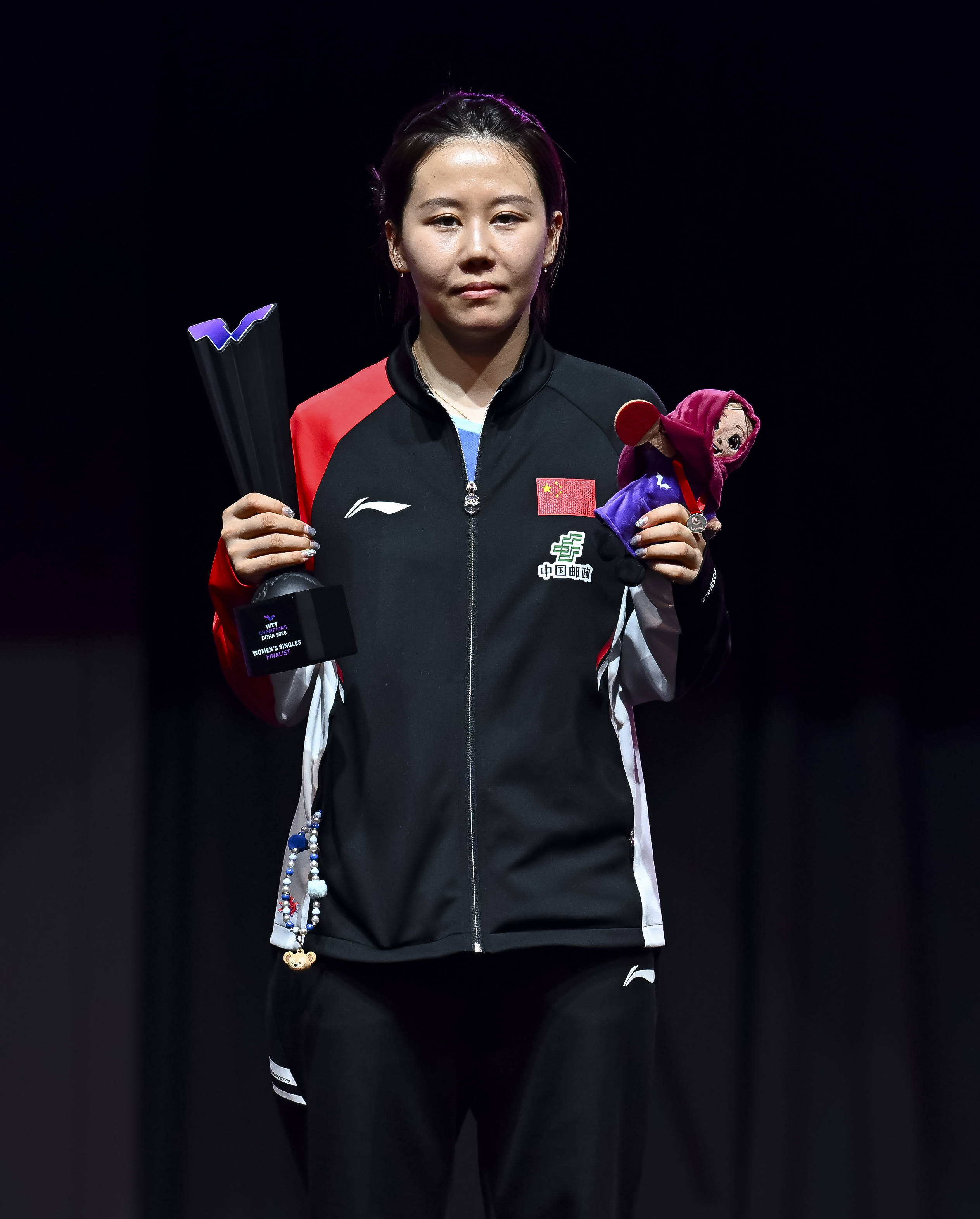 皇冠tg @hga039_（体育）乒乓球——WTT多哈冠军赛：朱雨玲女单夺冠